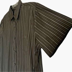 XL Collared Multi-Color Date Night Bus-Casual Church Short-Sleeve Shirt New NWOT
